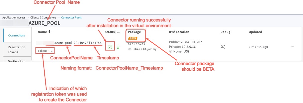 beta connector image registers and runs successfully