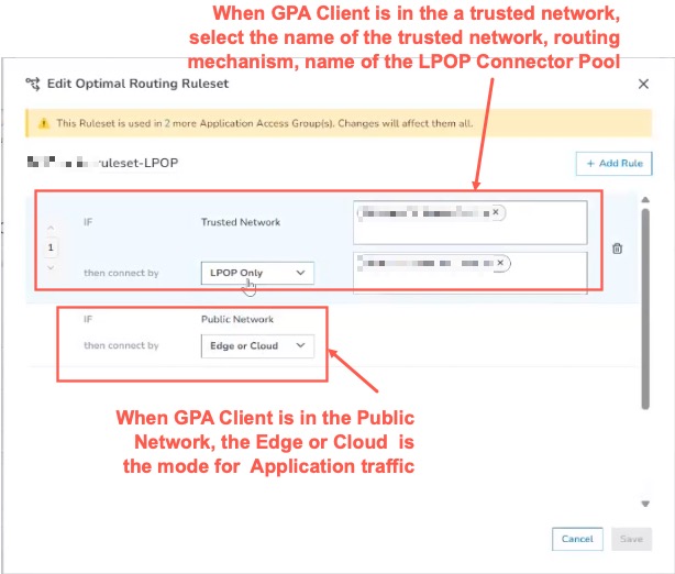 Opt Routing Ruleset options