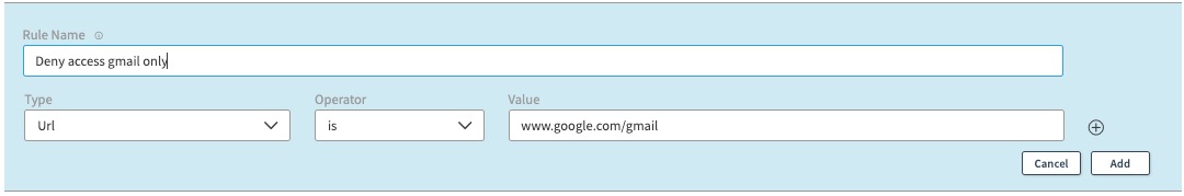 Deny gmail only