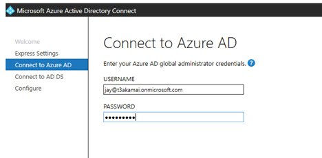 Connect to Azure AD