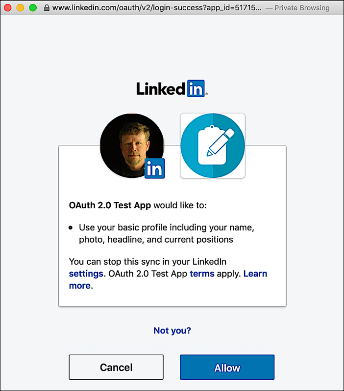 Integrating LinkedIn Social Login on a Website