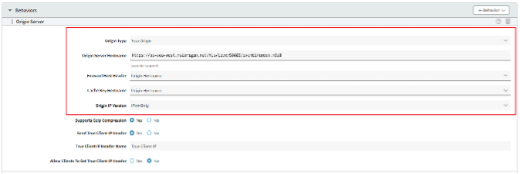 Example of Akamai signature header authentication.